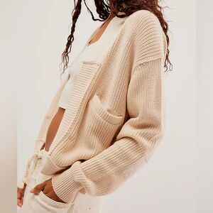 We The Free Cream Cardigan